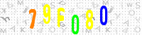 Blue Captcha Image