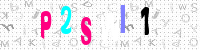 Blue Captcha Image