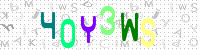Blue Captcha Image