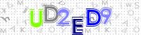 Blue Captcha Image