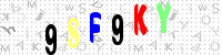 Blue Captcha Image
