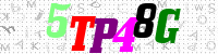 Blue Captcha Image