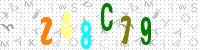 Blue Captcha Image