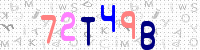 Blue Captcha Image