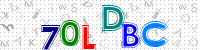 Blue Captcha Image