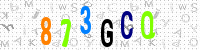 Blue Captcha Image