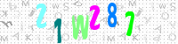 Blue Captcha Image