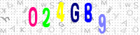 Blue Captcha Image