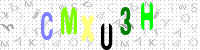 Blue Captcha Image