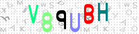 Blue Captcha Image