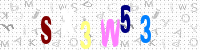 Blue Captcha Image