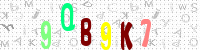 Blue Captcha Image