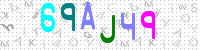 Blue Captcha Image
