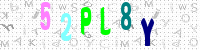 Blue Captcha Image