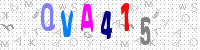 Blue Captcha Image