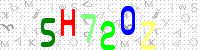 Blue Captcha Image