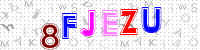 Blue Captcha Image