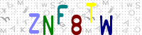 Blue Captcha Image