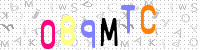 Blue Captcha Image