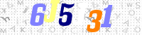 Blue Captcha Image