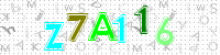 Blue Captcha Image