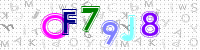 Blue Captcha Image