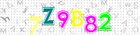 Blue Captcha Image