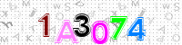 Blue Captcha Image