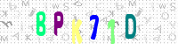 Blue Captcha Image