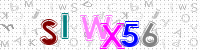 Blue Captcha Image
