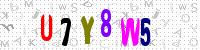 Blue Captcha Image