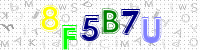 Blue Captcha Image