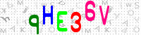 Blue Captcha Image