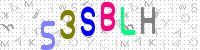 Blue Captcha Image