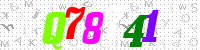 Blue Captcha Image