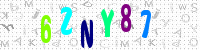 Blue Captcha Image