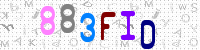 Blue Captcha Image