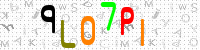 Blue Captcha Image