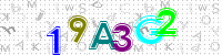 Blue Captcha Image