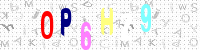 Blue Captcha Image
