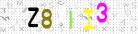 Blue Captcha Image
