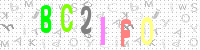 Blue Captcha Image