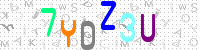 Blue Captcha Image