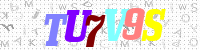 Blue Captcha Image