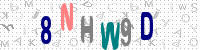 Blue Captcha Image