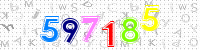 Blue Captcha Image