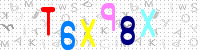 Blue Captcha Image