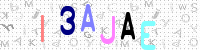 Blue Captcha Image