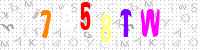 Blue Captcha Image
