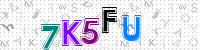 Blue Captcha Image